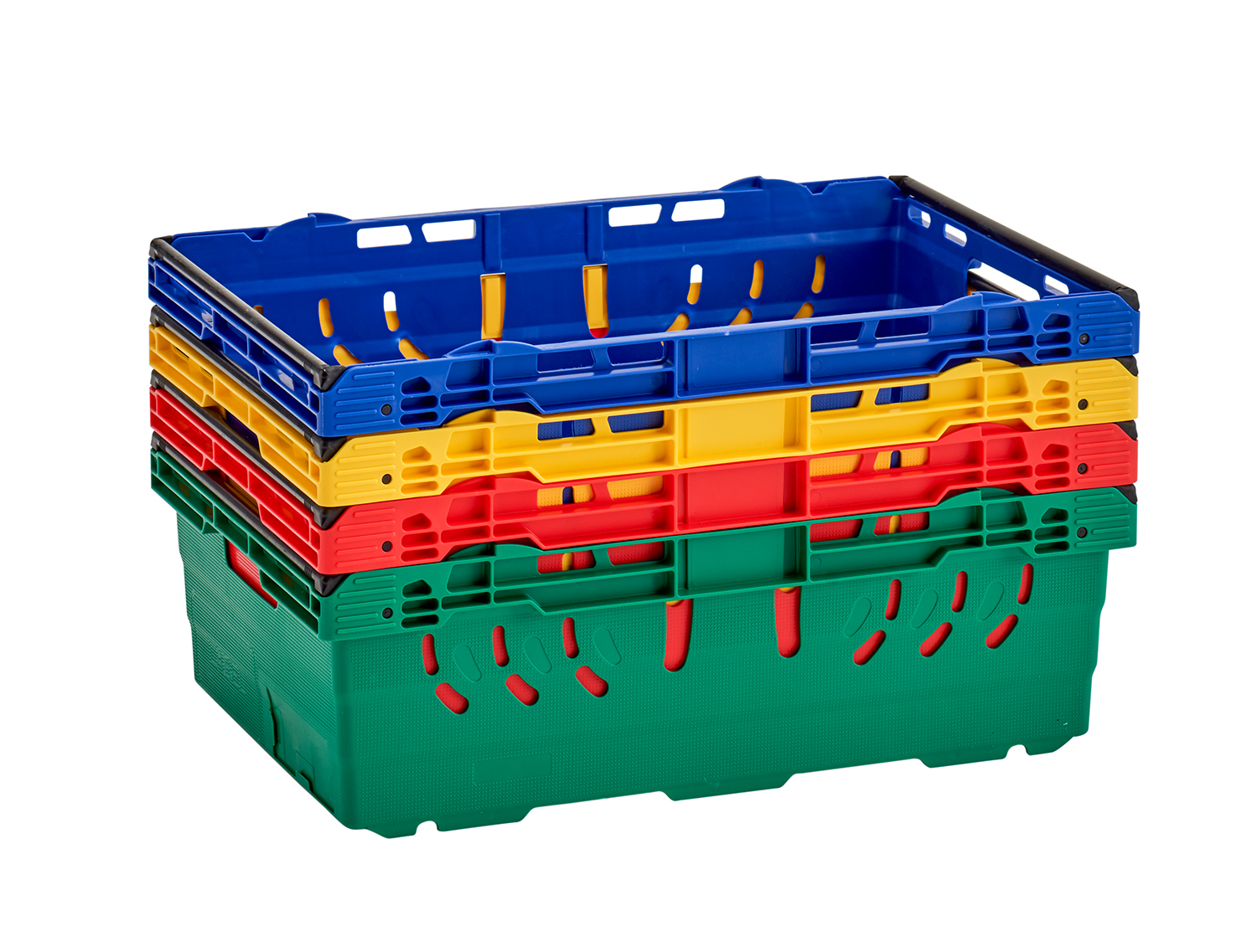 Bale Arm Plastic Crates