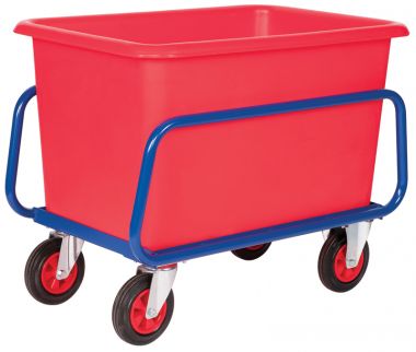Plastic Container Truck Chassis Trolley