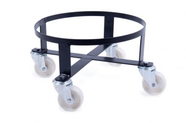 Circular Powder Coated Steel Dolly - to suit Tapered Bins