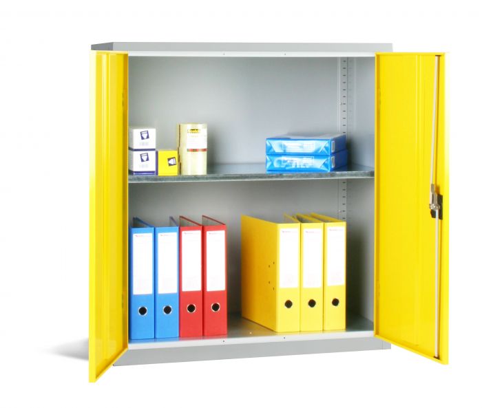 Industrial Cupboard With Double Doors Small Lockable Storage